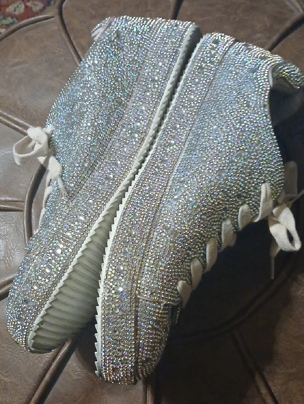 Matisse‎ Silver Crystal Platform Sneakers,sz.8.5M